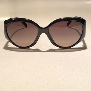 Fendi Cat Eye Sunglasses Black with Gold Monogram